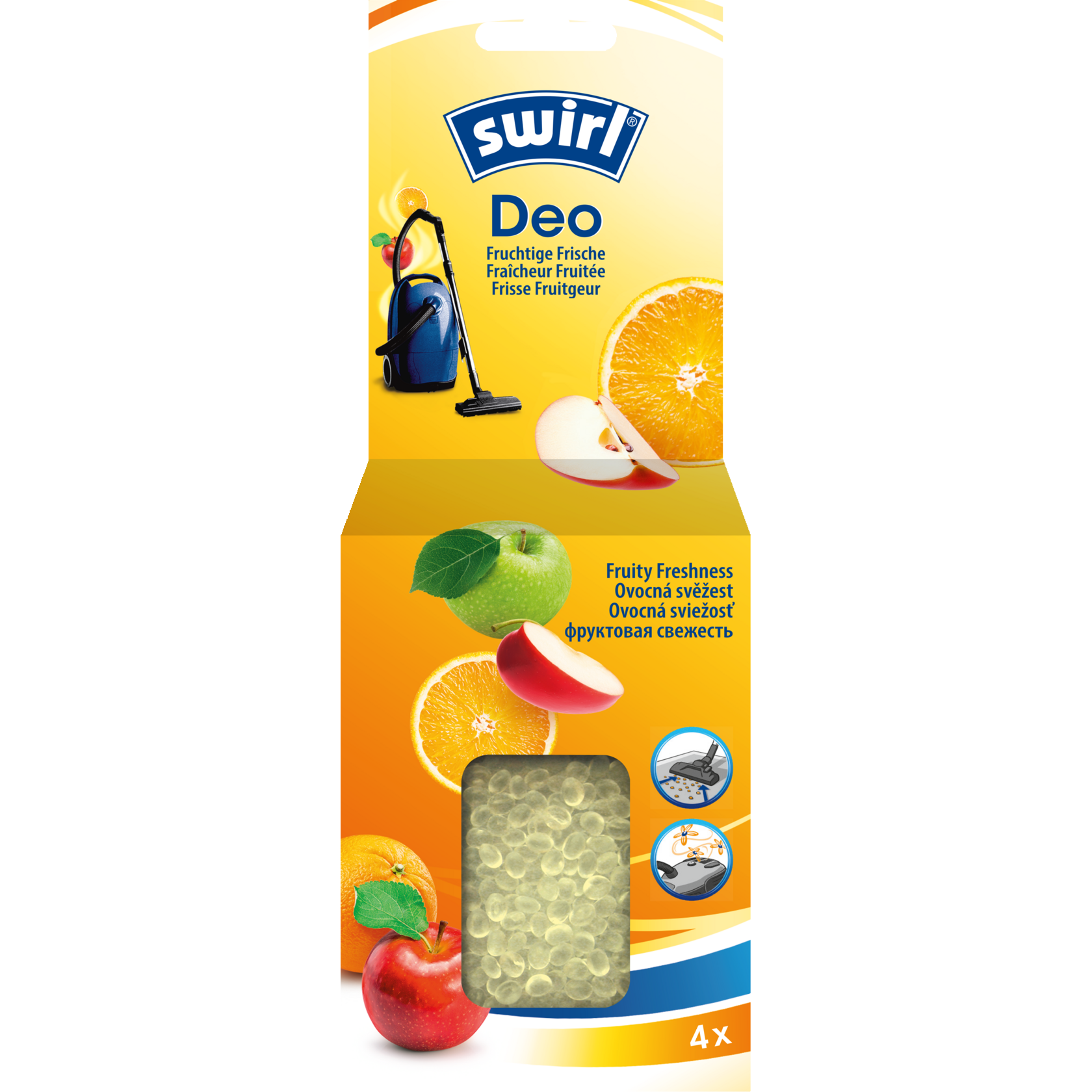 Swirl Deo-Perlen Fruchtige Frische Verpackung Vorderseite