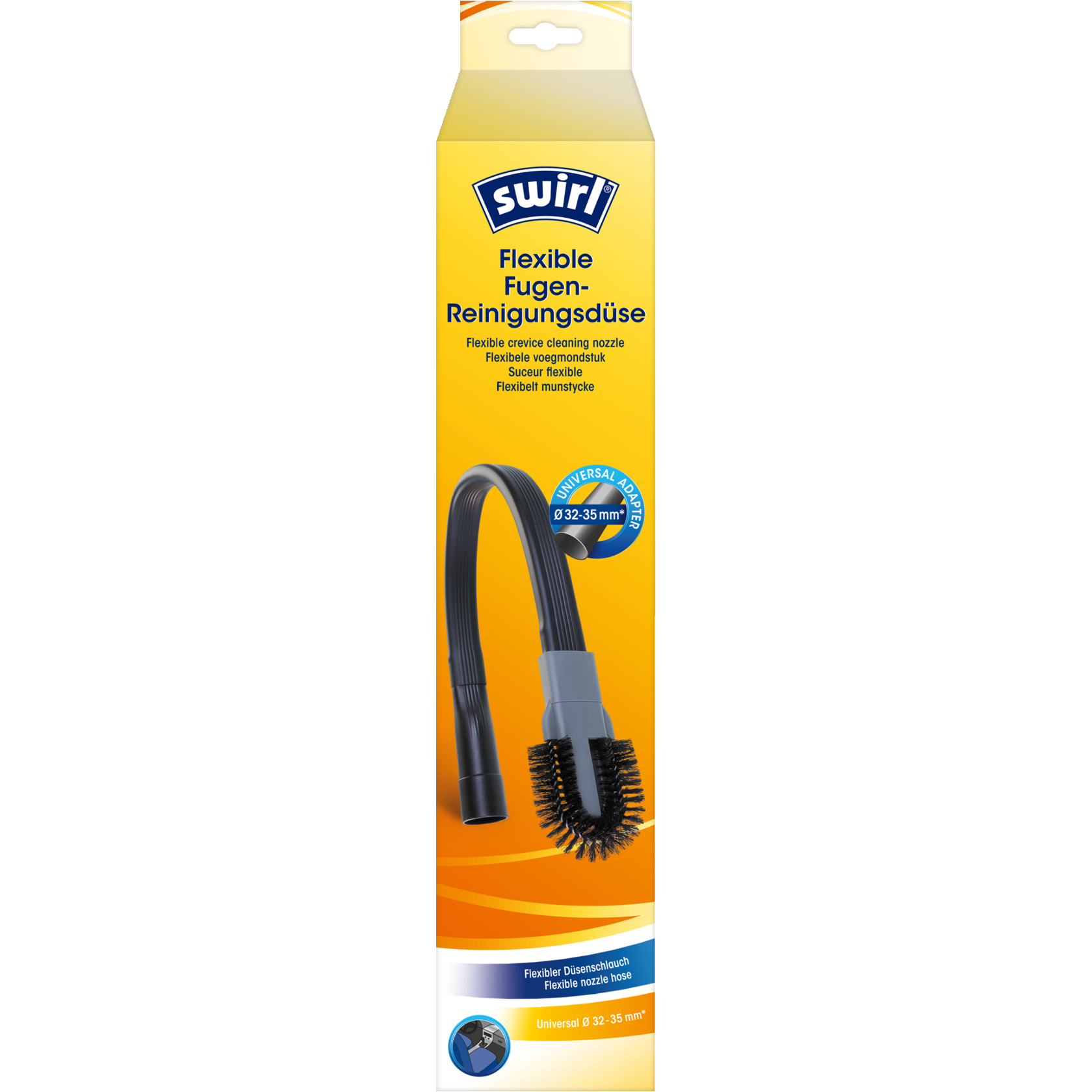 Swirl Flexible Fugen-Reinigungsdüse Verpackung Vorderseite
