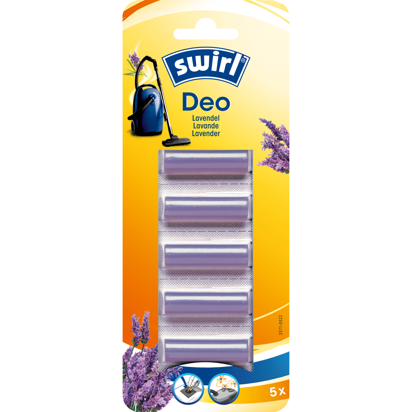 Swirl Deo-Sticks Lavendel Verpackung Vorderseite