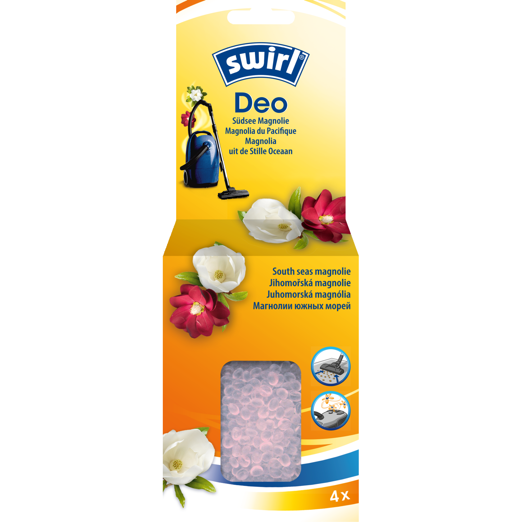 Swirl Deo-Perlen Südsee Magnolie Verpackung Vorderseite