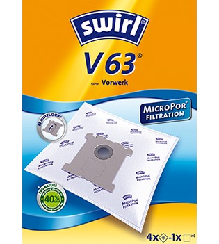 Swirl Y104 or disba O401m Vacuum Cleaner Bags Suitable for SMC M C-212 M Fleece 